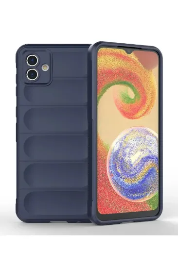 Newface Samsung Galaxy A04 Kılıf Optimum Silikon - Lacivert resmi