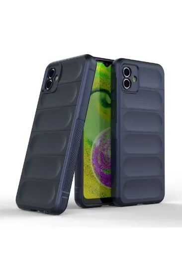 Newface Samsung Galaxy A04 Kılıf Optimum Silikon - Lacivert resmi