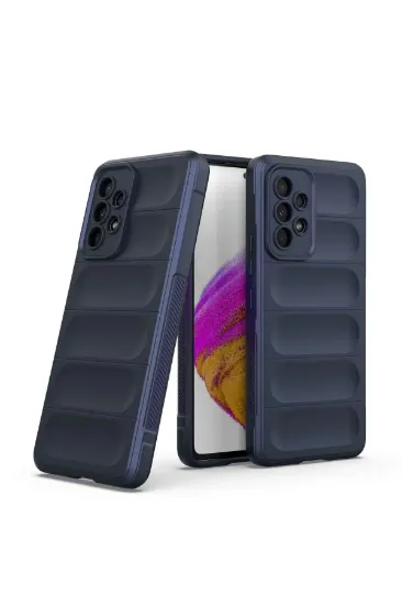 Newface Samsung Galaxy A53 5G Kılıf Optimum Silikon - Lacivert resmi