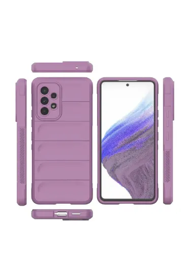 Newface Samsung Galaxy A53 5G Kılıf Optimum Silikon - Mor resmi