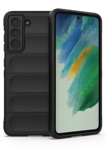 Newface Samsung Galaxy S21 Plus Kılıf Optimum Silikon - Siyah resmi