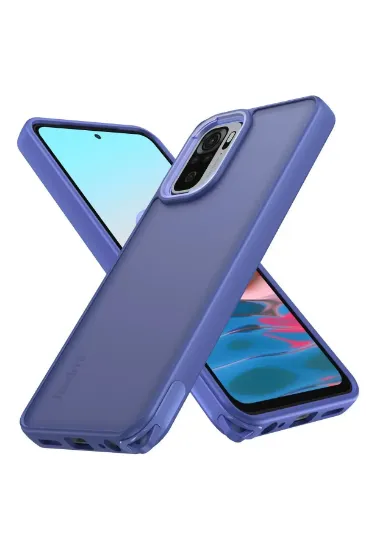 Newface Xiaomi Redmi Note 10 Pro Kılıf Elegant Kapak - Açık Mavi resmi