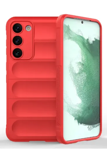 Newface Samsung Galaxy S23 Plus Kılıf Optimum Silikon - Kırmızı resmi