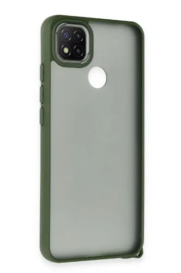 Newface Xiaomi Redmi 9C Kılıf Elegant Kapak - Yeşil resmi