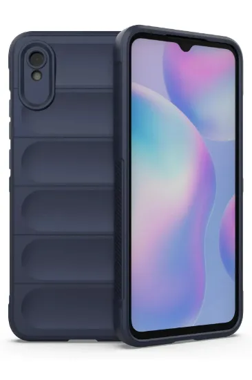 Newface Xiaomi Redmi 9A Kılıf Optimum Silikon - Lacivert resmi