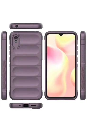 Newface Xiaomi Redmi 9A Kılıf Optimum Silikon - Mor resmi