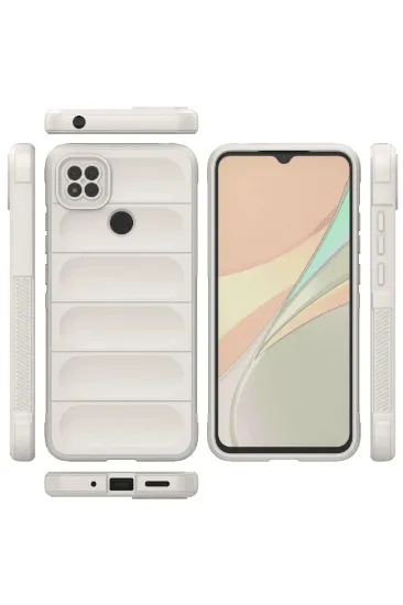 Newface Xiaomi Redmi 9C Kılıf Optimum Silikon - Krem resmi