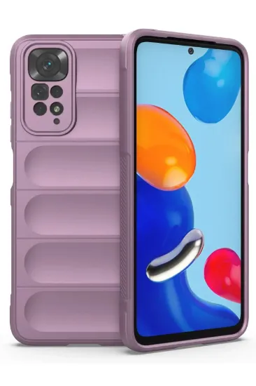 Newface Xiaomi Redmi Note 11 Kılıf Optimum Silikon - Mor resmi