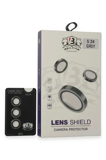 Newface Samsung Galaxy S24 Bilvis Titan Kamera Lens - Titan Gri resmi