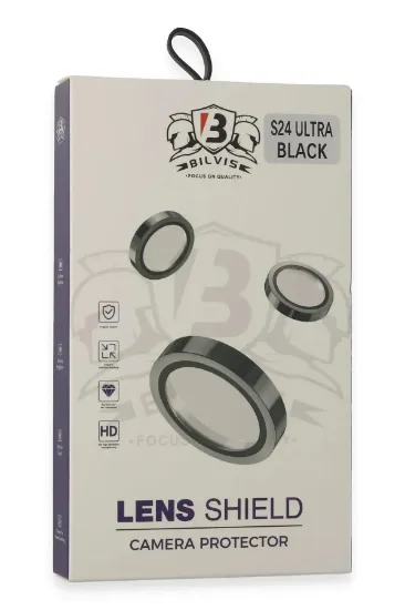 Newface Samsung Galaxy S24 Ultra Bilvis Titan Kamera Lens - Siyah resmi
