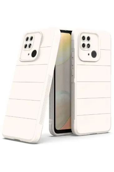 Newface Xiaomi Redmi 10C Kılıf Optimum Silikon - Krem resmi