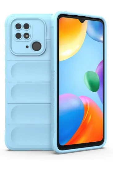 Newface Xiaomi Redmi 10C Kılıf Optimum Silikon - Sky Blue resmi