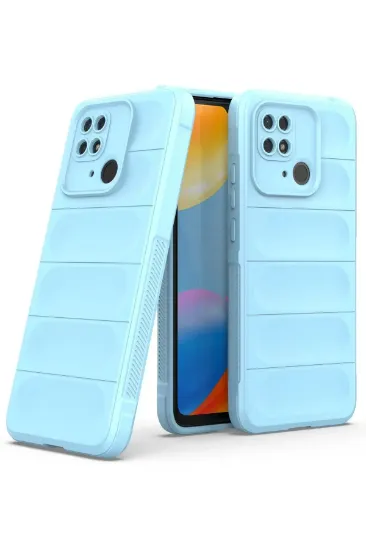Newface Xiaomi Redmi 10C Kılıf Optimum Silikon - Sky Blue resmi
