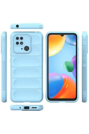 Newface Xiaomi Redmi 10C Kılıf Optimum Silikon - Sky Blue resmi