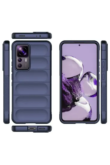 Newface Xiaomi Mi 12T Pro Kılıf Optimum Silikon - Lacivert resmi