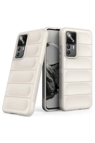 Newface Xiaomi Mi 12T Pro Kılıf Optimum Silikon - Krem resmi