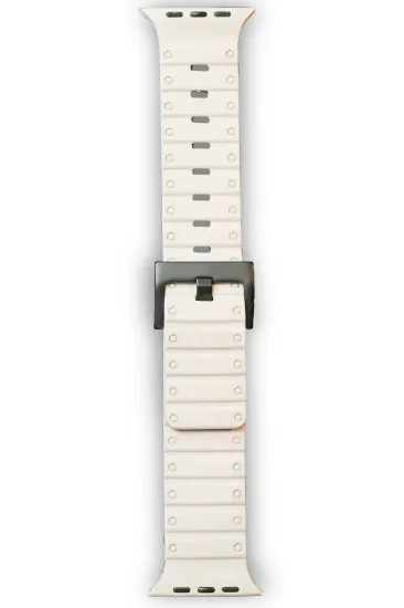 Newface Apple Watch 42mm Magnus Mıknatıslı Silikon Kordon - Yıldız Işığı resmi