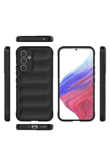 Newface Samsung Galaxy A54 5G Kılıf Optimum Silikon - Siyah resmi
