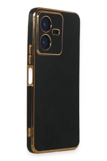 Newface Vivo Y22 2022 Kılıf Volet Silikon - Siyah resmi