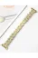 Newface Apple Watch 42mm Node Taşlı Kordon - Gold resmi