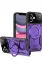 Newface iPhone 11 Kılıf Joy Lens Standlı Kapak - Mor resmi