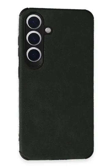 Newface Samsung Galaxy S24 Kılıf Loop Deri Silikon - Yeşil resmi
