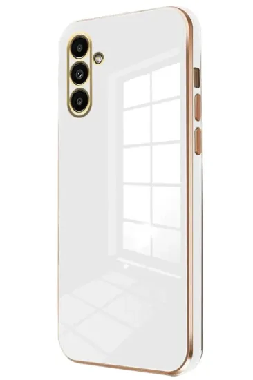 Newface Samsung Galaxy S25 Plus Kılıf Volet Silikon - Beyaz resmi