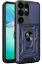Newface Samsung Galaxy S25 Ultra Kılıf Pars Lens Yüzüklü Silikon - Lacivert resmi
