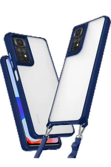 Newface Xiaomi Redmi Note 11 Pro Kılıf Penta Silikon Kılıf - Lacivert resmi