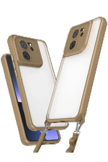 Newface Xiaomi Mi 13T Pro Kılıf Penta Silikon Kılıf - Çöl Titanyum resmi