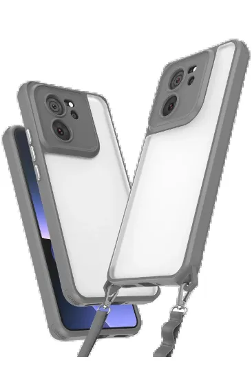 Newface Xiaomi Mi 13T Pro Kılıf Penta Silikon Kılıf - Titan Gri resmi