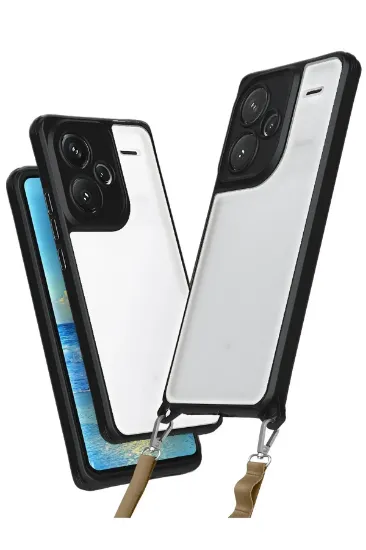 Newface Xiaomi Redmi Note 13 Pro Plus Kılıf Penta Silikon Kılıf - Siyah resmi
