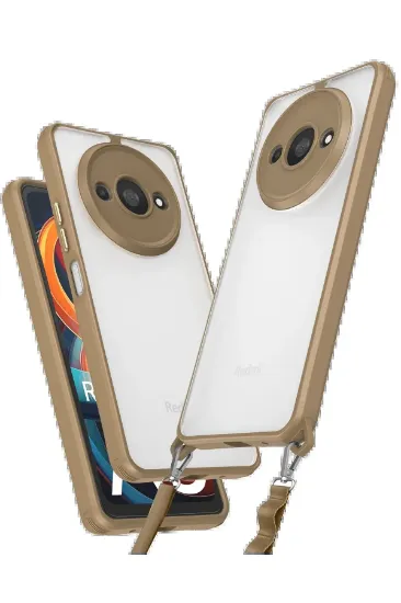 Newface Xiaomi Redmi A3 4G Kılıf Penta Silikon Kılıf - Çöl Titanyum resmi