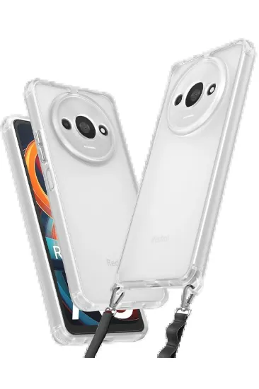 Newface Xiaomi Redmi A3 4G Kılıf Penta Silikon Kılıf - Şeffaf resmi