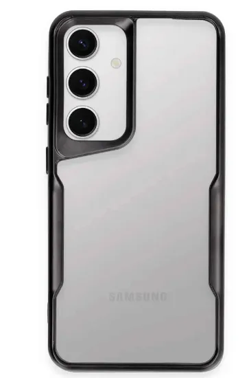 Newface Samsung Galaxy A36 Kılıf Boyi Silikon Kapak - Siyah resmi