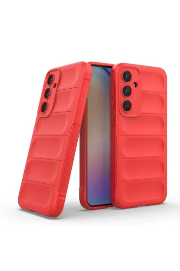 Newface Samsung Galaxy A26 Kılıf Optimum Silikon - Kırmızı resmi