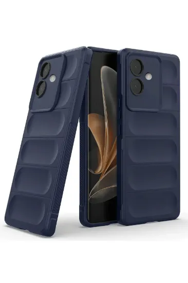 Newface Oppo A3 Kılıf Optimum Silikon - Lacivert resmi