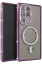 Newface Samsung Galaxy S25 Ultra Kılıf Joke Simli Magneticsafe Kılıf - Derin Mor resmi