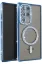 Newface Samsung Galaxy S25 Ultra Kılıf Joke Simli Magneticsafe Kılıf - Mavi resmi