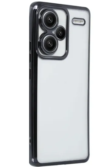 Newface Xiaomi Redmi Note 13 Pro Plus Kılıf Razer Lensli Silikon - Siyah resmi
