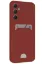 Newface Samsung Galaxy S24 FE Kılıf Kelvin Kartvizitli Silikon - Bordo resmi