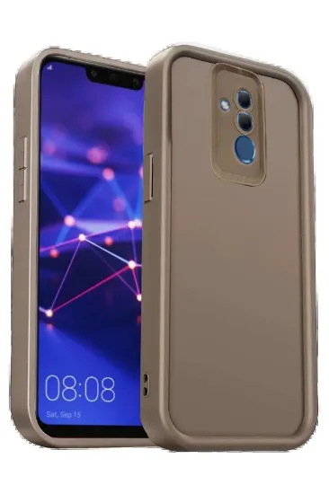 Newface Huawei Mate 20 Lite Kılıf Viera Silikon - Kahverengi resmi