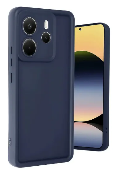 Newface Xiaomi Redmi Note 14 4G Kılıf Viera Silikon - Lacivert resmi