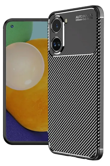 Newface Xiaomi Poco X7 Pro Kılıf Auto Focus Karbon Kapak - Siyah resmi