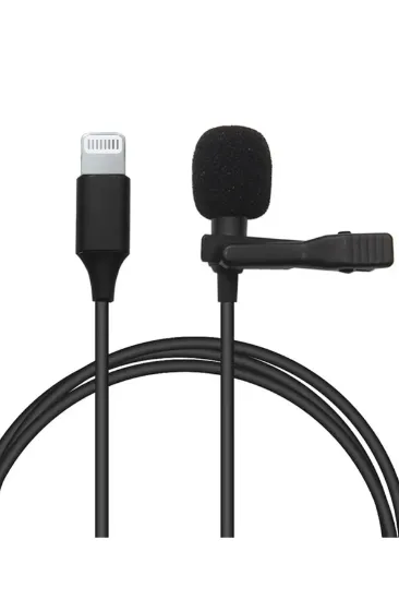 Newface Lightning 2 Metre Double Mikrofon - Siyah resmi
