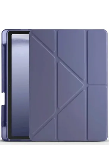 Newface Xiaomi Redmi Pad Pro 12.1 Kılıf Kalemlikli Mars Tablet Kılıfı - Açık Mor resmi