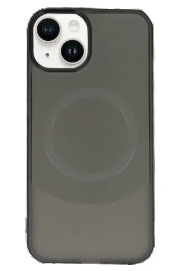 Newface iPhone 14 Kılıf Maya Karbon Kapak - Siyah resmi