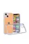 Newface iPhone 13 Mini Kılıf Miami Şeffaf Silikon - Lila resmi
