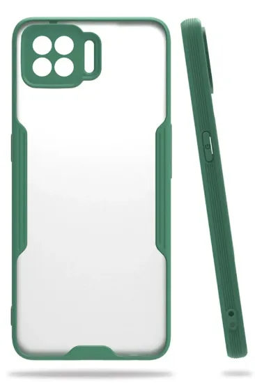 Newface Oppo A73 Kılıf Platin Silikon - Yeşil resmi