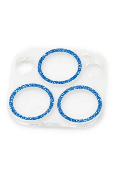 Newface iPhone 13 Pro Shine Kamera Lens Koruma Cam - Mavi resmi